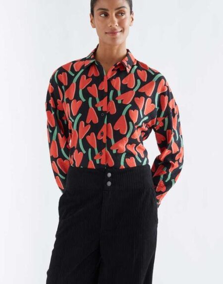 Camisa con estampado Ciclamen